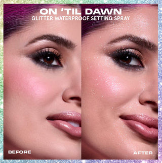 One/Size On 'Til Dawn Glitter Waterproof Setting Spray
