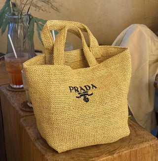Prada Small Crochet Tote Bag