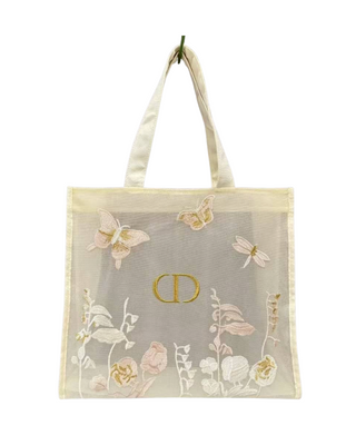 Dior Butterfly Mesh Tote Bag GWP