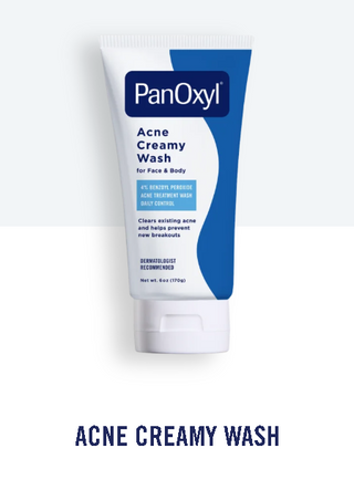 PanOxyl Acne Creamy Wash 4% 170g