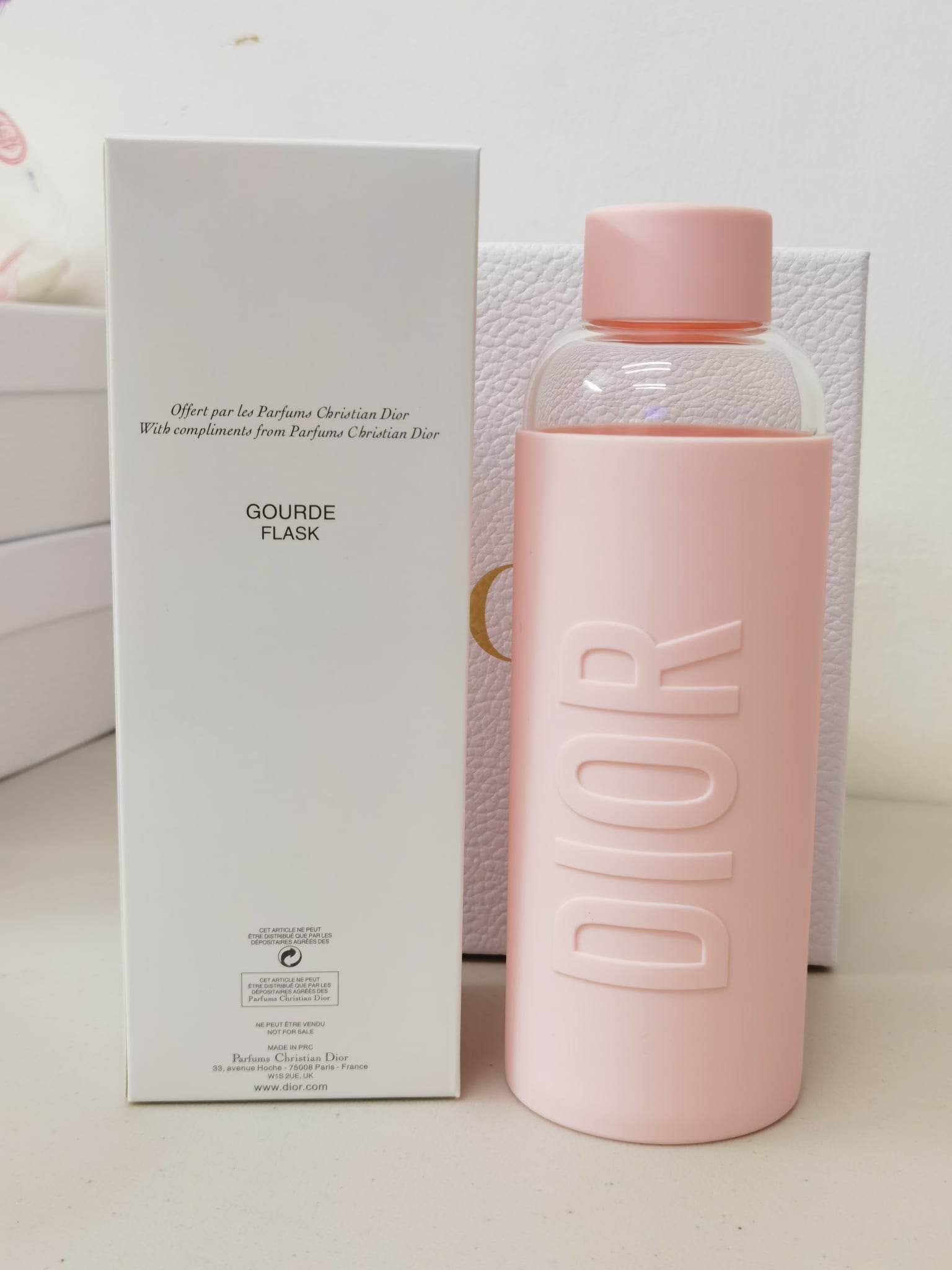 Paris Water Bottle - Pink