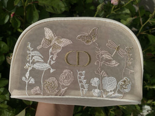 Dior Butterfly Mesh Makeup Pouch GWP