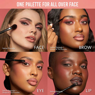 Danessa Myricks Beauty Groundwork: Blooming Romance - Palette For Eyes, Brows, Face & Lips