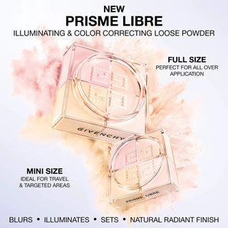 Givenchy Mini Prisme Libre Illuminating & Color Correcting Loose Powder NO BOX