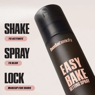 Huda Beauty Easy Bake Blurring Setting Spray with 16-Hour Wear