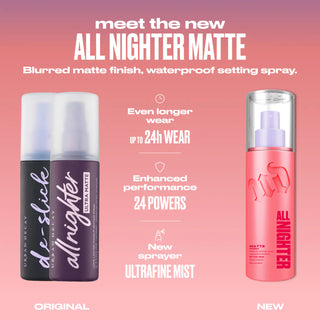 Urban Decay All Nighter Waterproof Matte Setting Spray with 24HR Wear 118ml