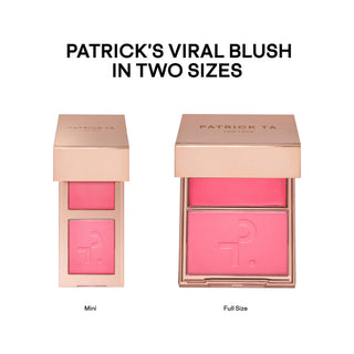 Patrick Ta Mini Major Headlines Double-Take Crème & Powder Blush Duo (PRE-ORDER)