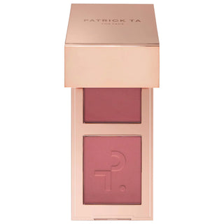 Patrick Ta Mini Major Headlines Double-Take Crème & Powder Blush Duo (PRE-ORDER)